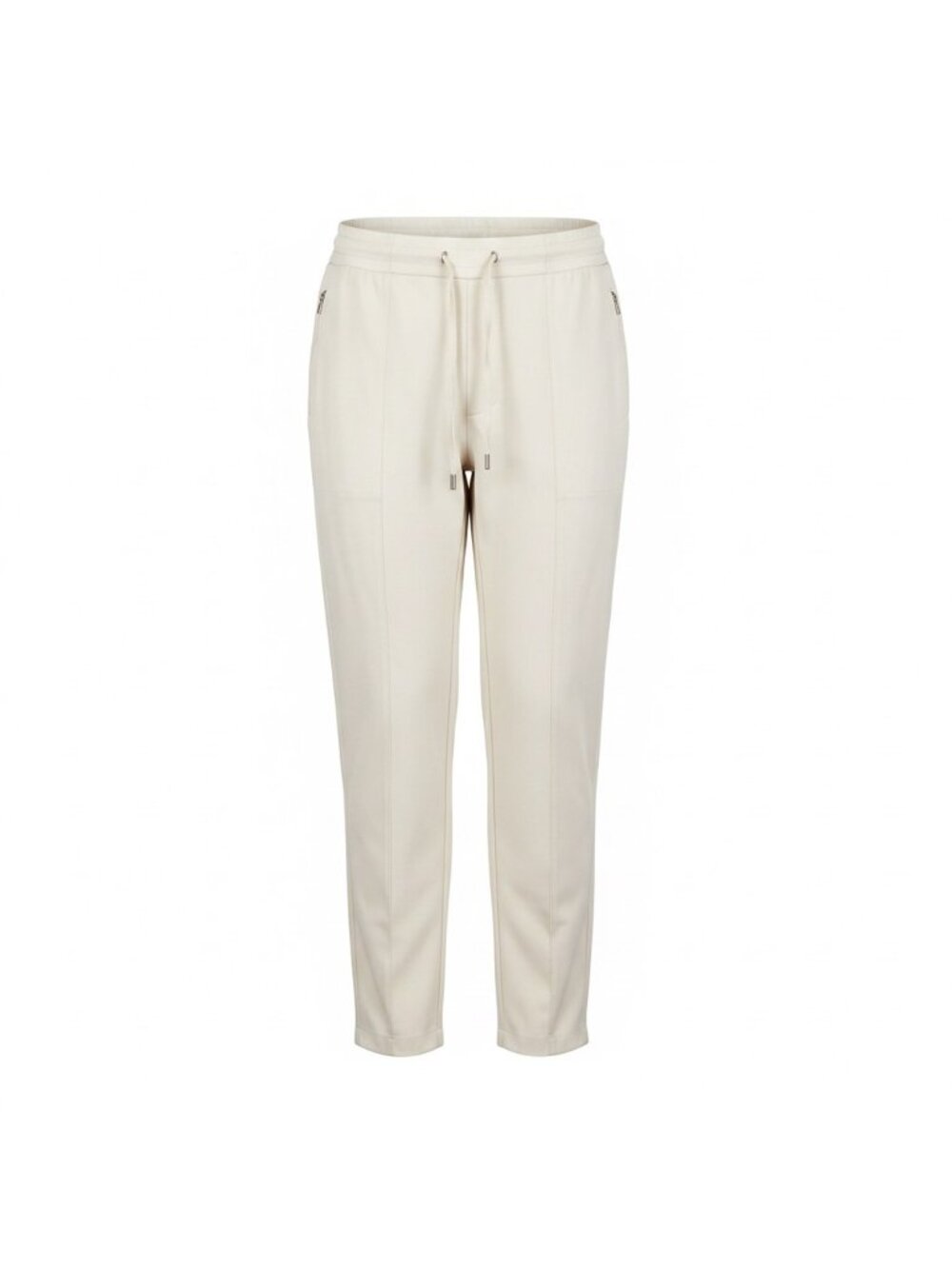 Lou & Grey Womens Ivory Polyester Blend Elastic Waist Jogger Pants Size XS